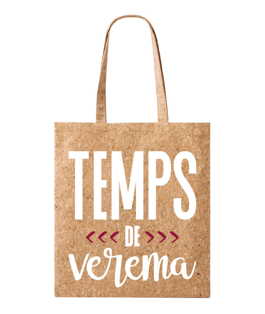 Tote bag de corcho para vino